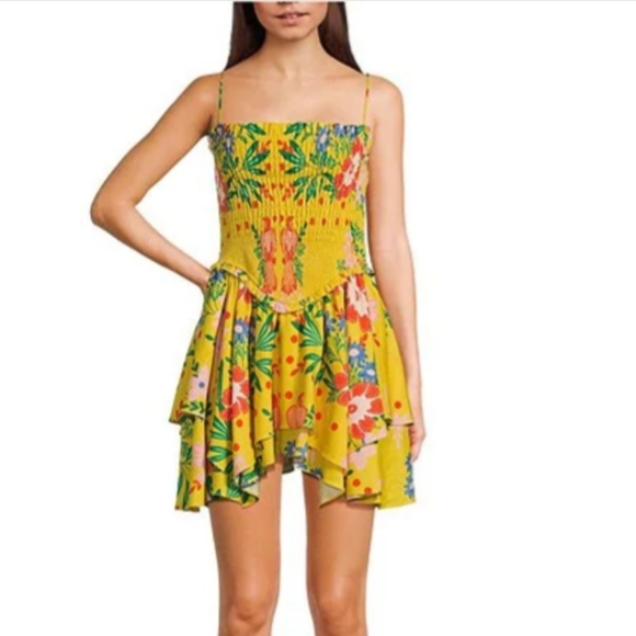 Chelsea & Violet Dresses & Skirts - Floral Yellow Dress